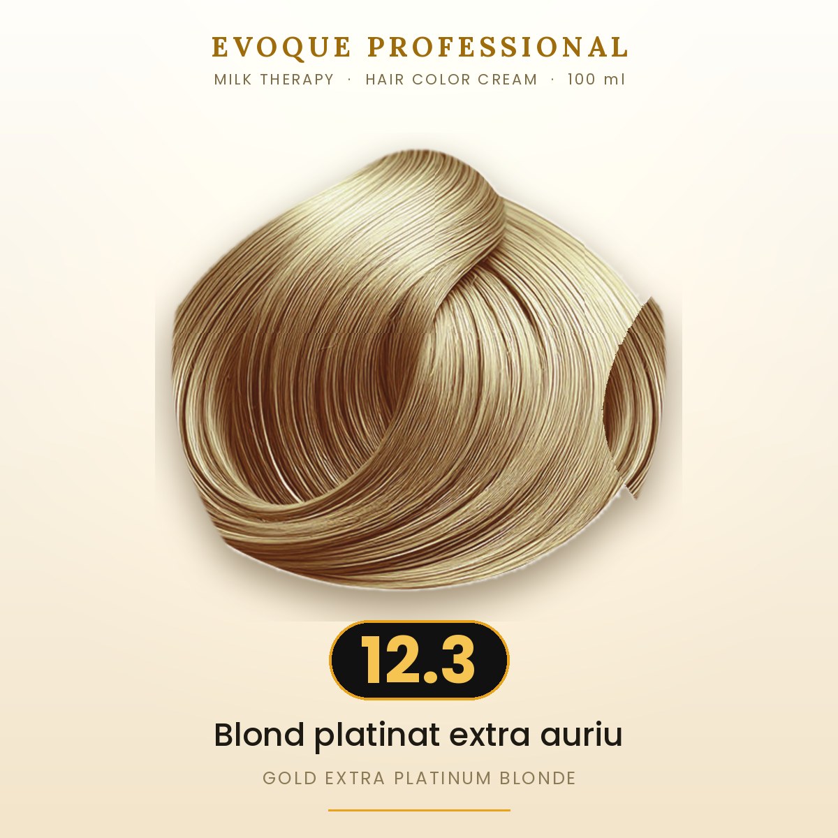 Vopsea de păr permanentă Milk Therapy 100 ml – 117 nuanțe