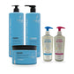 Set Family Shampoo – Hiva Biotină & Arbore de ceai (albastru) + LulyBaby