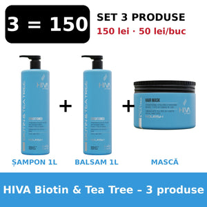 Set Hiva Biotin 3 produse 150 lei
