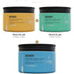 Set 3 măști de păr HIVA – Collagen & Argan, Keratin & Hemp, Biotin & Tea Tree