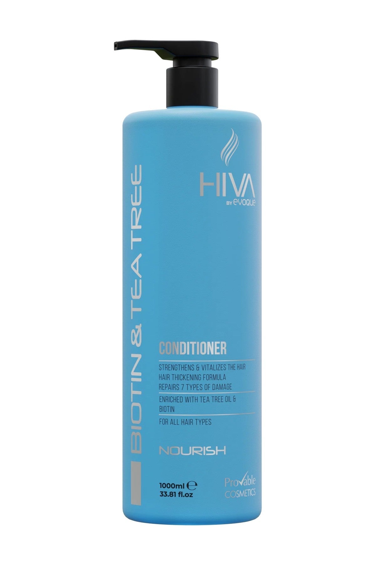 Set 3 balsamuri HIVA 3 × 1000 ml – Collagen & Argan, Keratin & Hemp, Biotin & Tea Tree